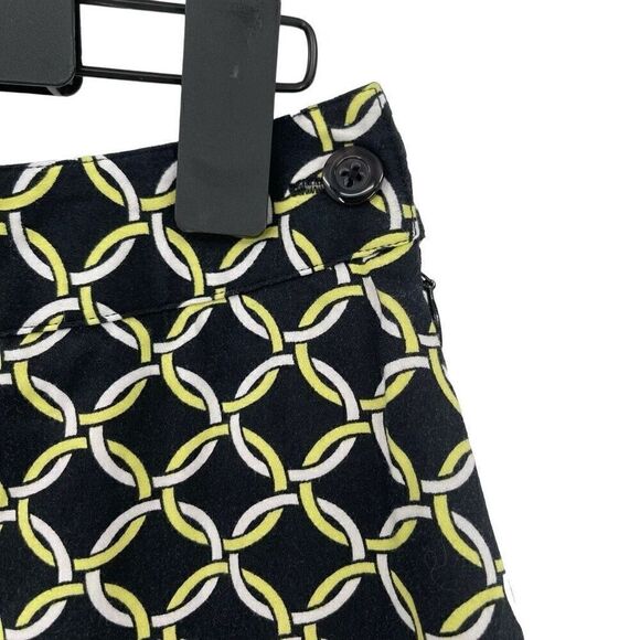 EP Pro Golf Performance Skort Built In Shorts Pockets Women 4 Black Yellow White - Picture 5 of 8